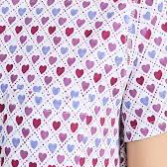 Roller Rabbit Quilted Hearts T-Shirt Dress Size Small New with Tags - Picture 5 of 8